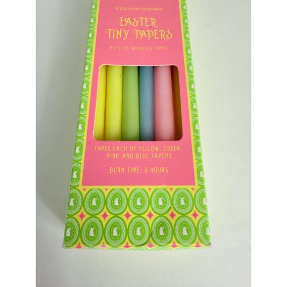 Williams Sonoma Tiny Taper Candles Set of 12 Hand Dipped 10" USA Paraffin Wax - Picture 5 of 7
